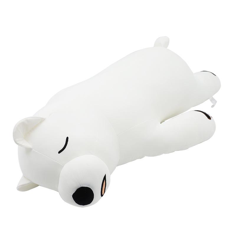 

XL Cooling Polar Bear Ice Silk Plush Pillow & Towel Toy 80x50x20 cm
