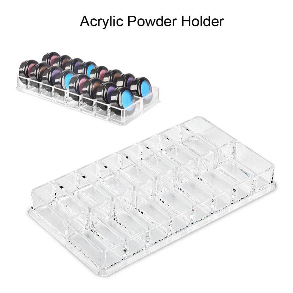 16 Grid Design Acrylic Organizer Transparent Cosmetic Storage Box Makeup Organizer  Makeup Vanity