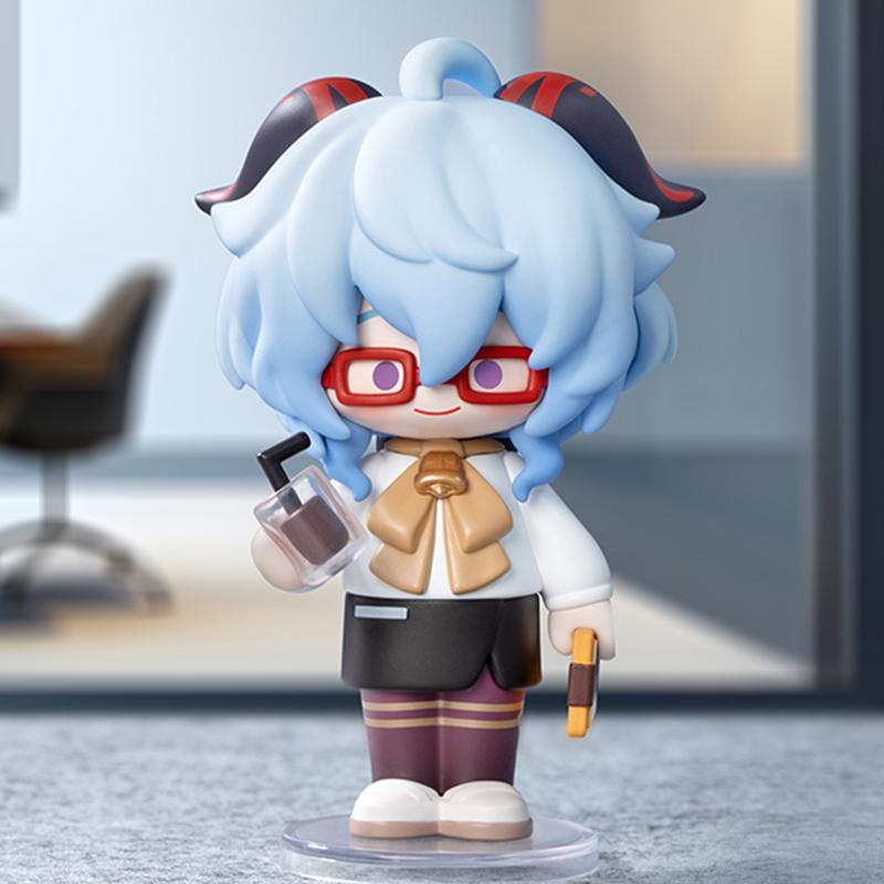 Original Genshin Impact Animation Game Peripheral Toys Hutao Albedo Barbara Tartaglia Anime Action Model Figures Collection