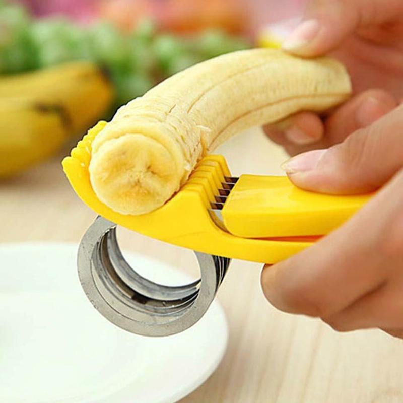 Multifunctional Fruit Grater Creative Banana Peeler Cucumber Steel Chopper Slice Cutter Knife Salad Veget Kitchen Accessories