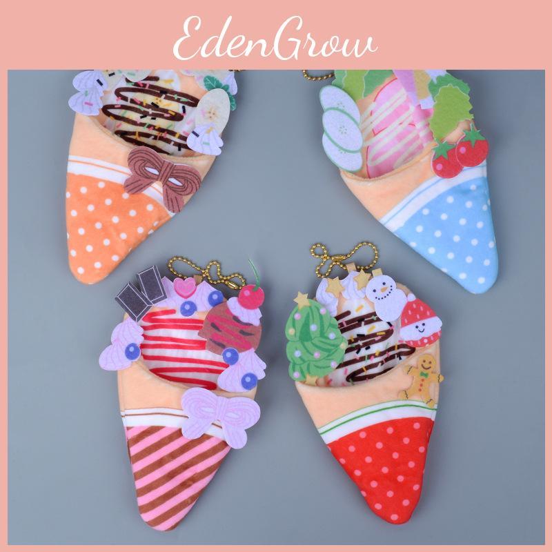 Plush Ice Cream Cone Christmas Sleep Sack Pendant Decoration For Kids Gift