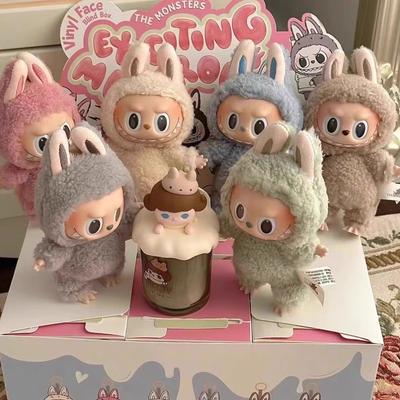 LABUBU Macaron Bubble Series Vinyl Face Plush Figurine Pendant Gifts