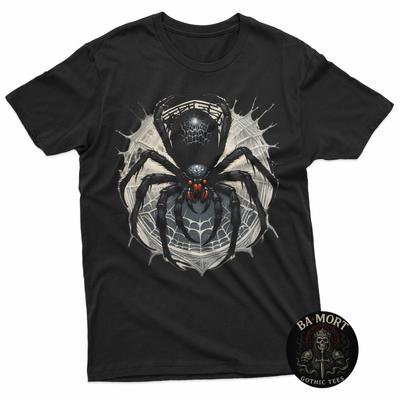 Dark Fantasy Spider Lover Gothic Arachnid Horror T-Shirt