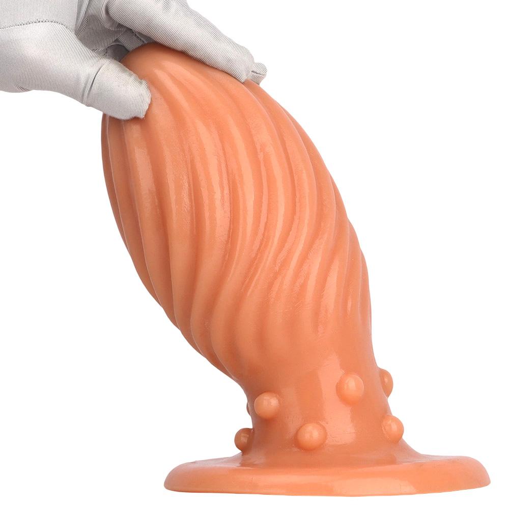 PVC Anal Plug Smooth Butt Plug Prostate Massager Adult Sex Toy for Men Women Fisting 18+