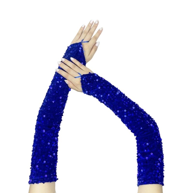 Eleganti Guanti Lunghi con Paillettes Stile Francese per Matrimoni, Balli di Fine Anno per Donne e Ragazze Tema Anni '20 Opere Musicali Danza