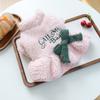 Pet Circle Dog Sweater Small Breed Puppies Soft Fleece Embroidered Letter Dress Pink