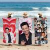 Singer C-Chayanne music Bailemos Otra Vez Soft Beach Towels Quick Dry Pool Towel for Travel Gym bathing Spa Camp sport Gift