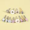 12 PCS Upgraded Silicone Brush Grinding Head Mixed Polishing Set Achieve High-gloss Polishing With Polishing Paste
