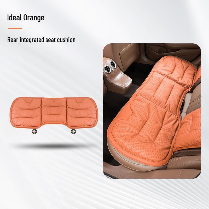 Kiváló minőségű nappa bőr autósülés párna, vastagított csúszásmentes kialakítás első és hátsó ötszemélyes autókhoz