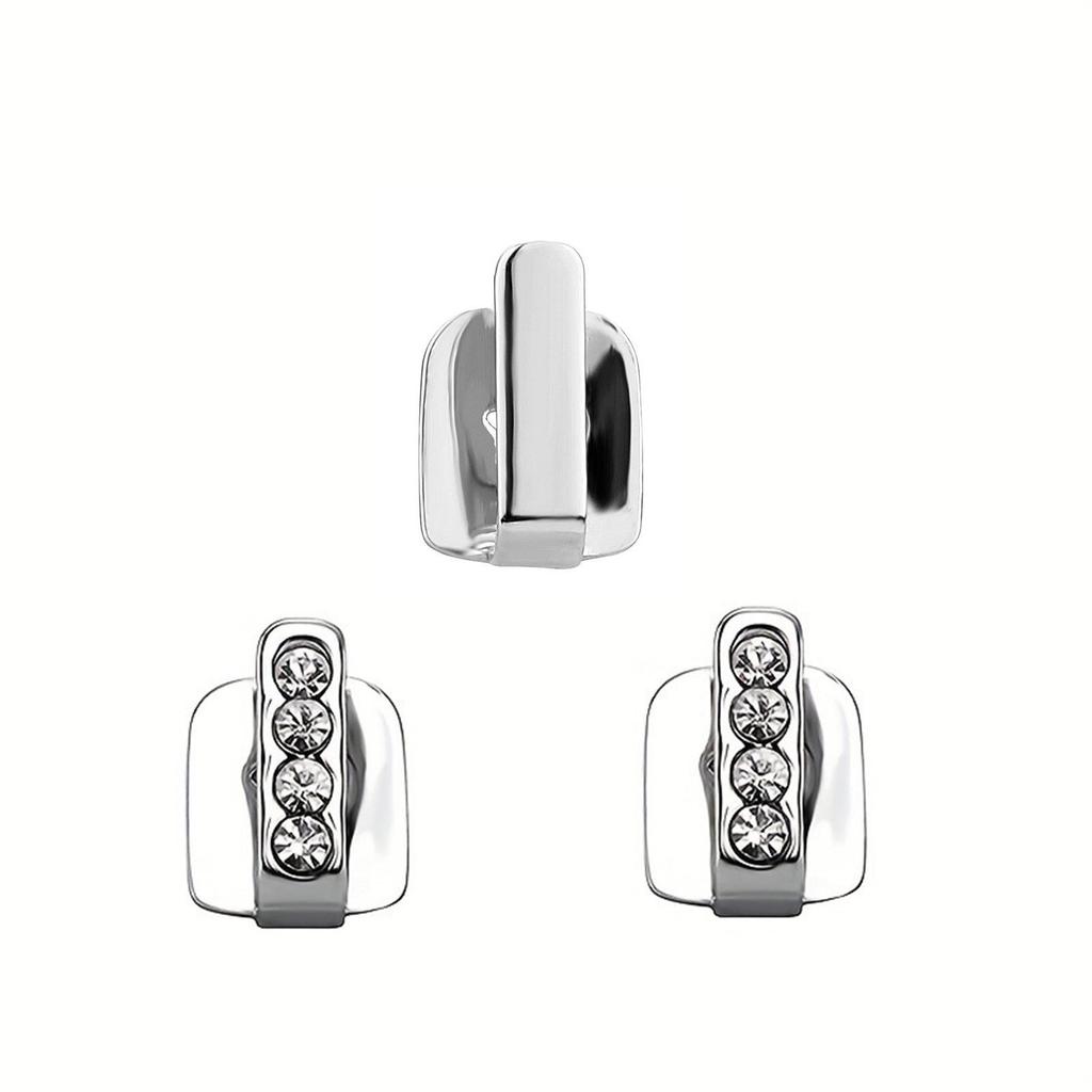 Gold & Diamond Hip Hop Single Tooth Gap Grill for Men & Women - Smooth Halloween Dental Accessory