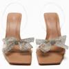 Mode 2024 Sommer Sandale Schuh Damen Pumps Transparentes PVC Mode Hohe Absätze Sandalen Elegant Slingbacks Sexy Party Hochzeit Pumps Schuhe