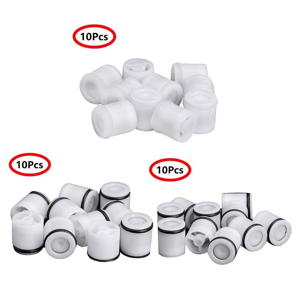 10Pcs Safety Durable Plastic Check Valve For Shower Head One Way Control Water Check Valve Filter Check Valve