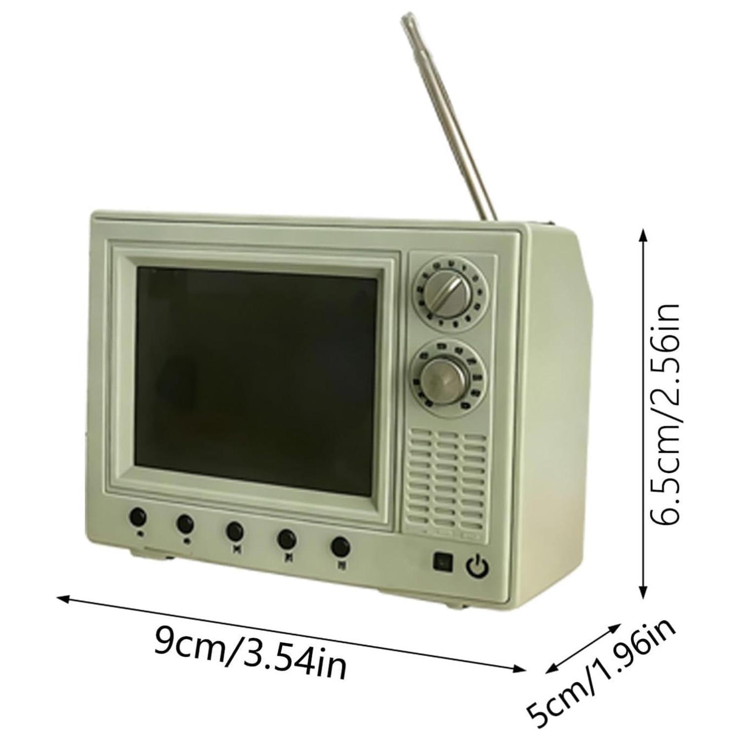 Mini Vintage Television with 8G Memory