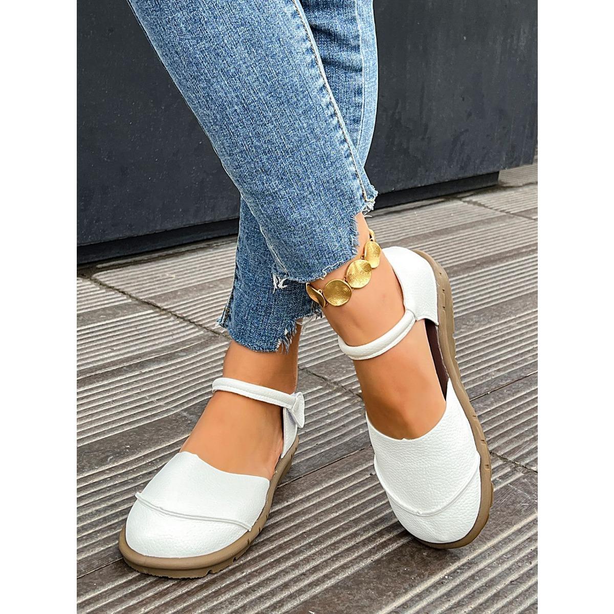 

Женские туфли Мэри Джейн на плоской подошве, танцевальные, кружевные, с регулируемой застежкой-липучкой - повседневная обувь с круглым носком, удобные коричневые туфли для всех сезонов, для повседневной носки 35 белый