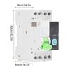 Smart WiFi Circuit Breaker Flame Retardant Pa66 1P+N AC230V 3 Timing Modes Circuit Breaker Remote Control Breaker 16A for Home