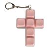 Keyboard Fidget Toy Stress Anxiety Relief 6 Keys Keyboard Clicker Keychain Portable Travel Decompression Button Sensory Toy