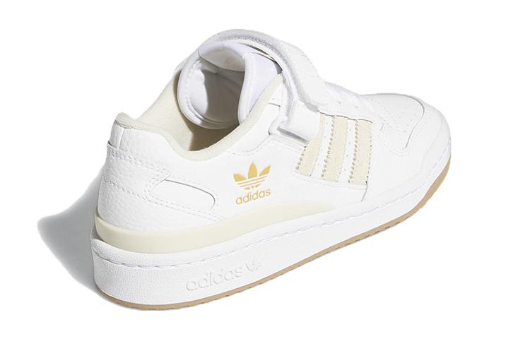 adidas Originals FORUM Low J Hook and Loop Low Top Kids' Skateboarding Shoes Ecru Kids' GZ3875