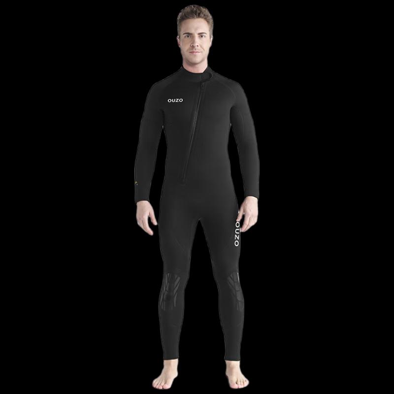 WEZHO Women's 5mm One-Piece Long Sleeve Diving Suit