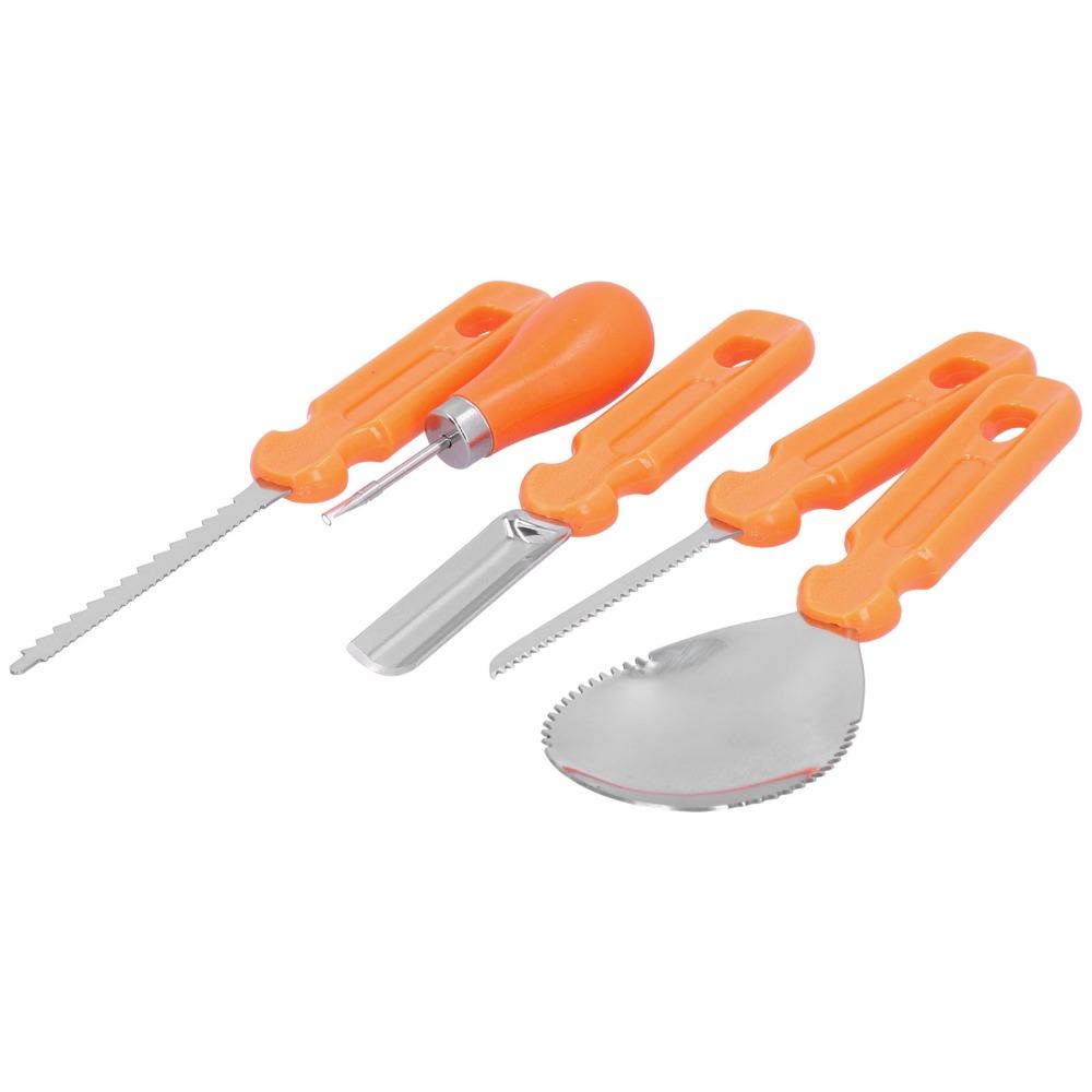 14PCS Stainless Steel Pumpkin Carving Tools Set Sharp Blade Sturdy Carving Tools Easy Grip with Storage Bag Clay Sculpting Tools