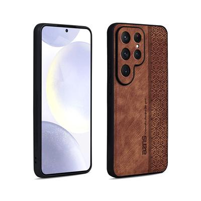 Suitable for Samsung 25ultra Mobile Phone Case Business Samsung Full Cover S24+ Anti-fall 23plus Men and Women 22 Leather Case