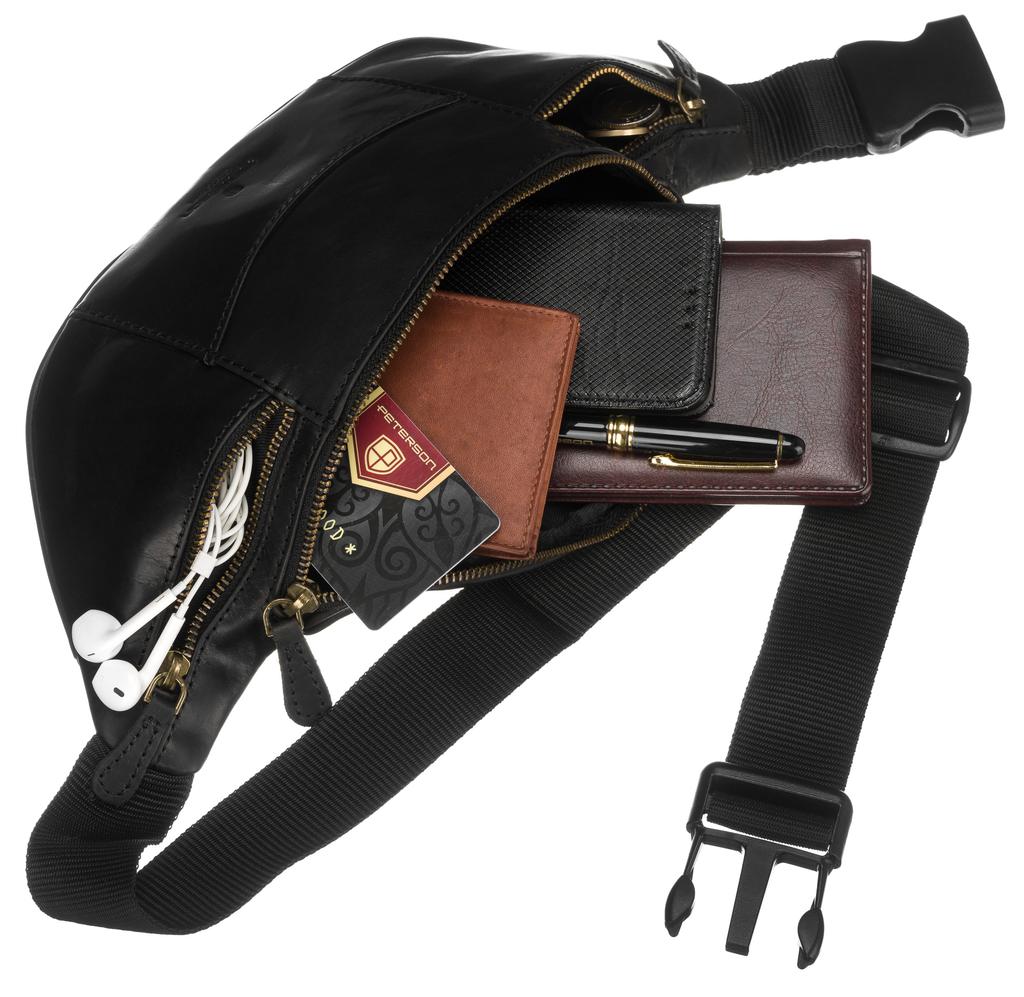 Leather bag PTN 2507-OLH-8533 Black