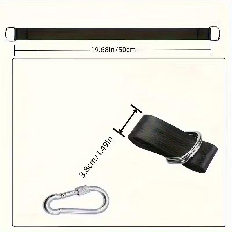Reinforced Hanging Strap with Hook for Exercise and Indoor Swing Fitness Trainer