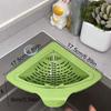 Magnetic Sink Drain Basket Triangle Vegetable and Fruit Drainage Basket Food Waste Filter Collector Kitchen Storage Organizer