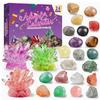 Crystal Gemstone Treasure Toy Advent Calendar 24 Days Christmas Countdown Surprise Gift Box For Up 8 Years Old Children Gifts