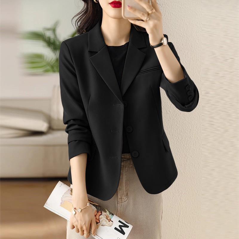 ZANZEA Womes Casual Lapel Autumn Long Sleeve Thin Cardigan Blazer