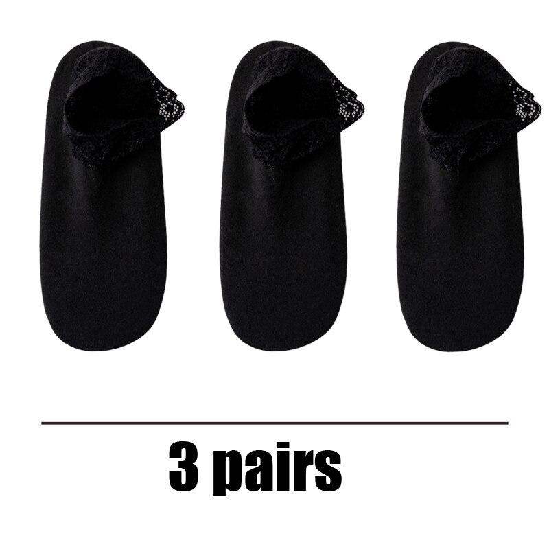 Women's Autumn Winter Thickened Warm Fleece Socks Lace Ankle Socks Non-slip Floor Socks
