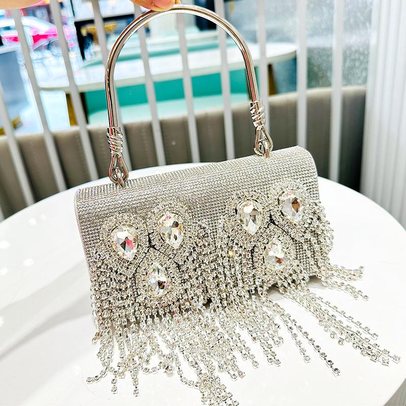 Rhinestone Dinner Bag Guangzhou Fringed Personalized Handbag Fashion Chain Shoulder Bag Designer Wallet