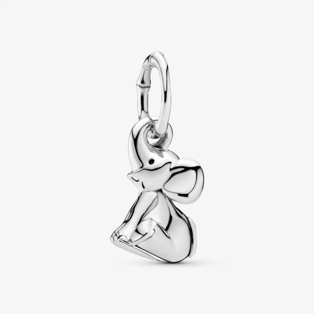 925 Silver Rabbit Panda Kangaroo Caterpillar Charm Beads for DIY Bracelet Women Jewelry Boutique