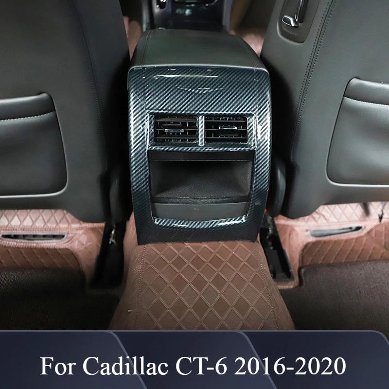 For Cadillac CT-6 2016-2020 Interior Carbon Fiber-Style Dashboard Trim Gear Steering Wheel Frame Panel European Auto Enthusiasts