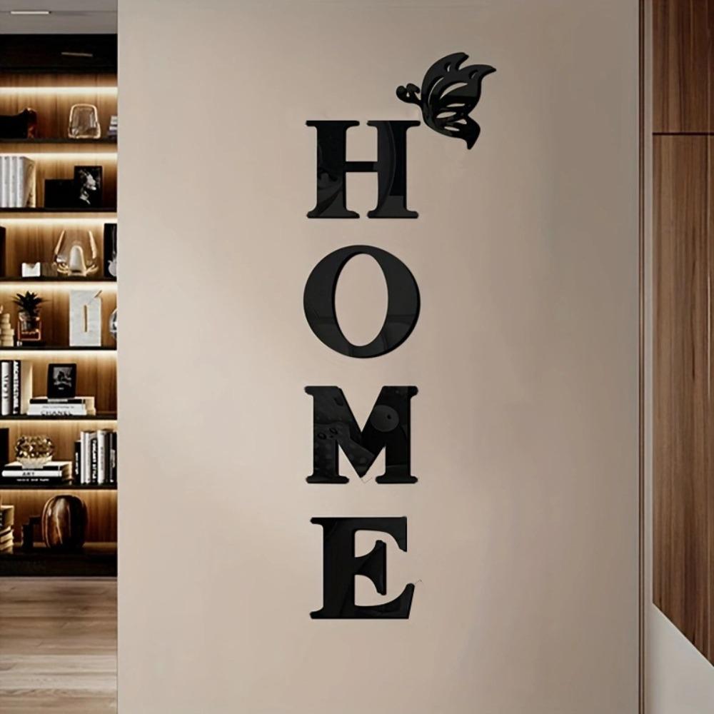 Self-adhesive Entrance Decoration Waterproof Home Decoration New 3D Mirror Wall Sticker Room Decor