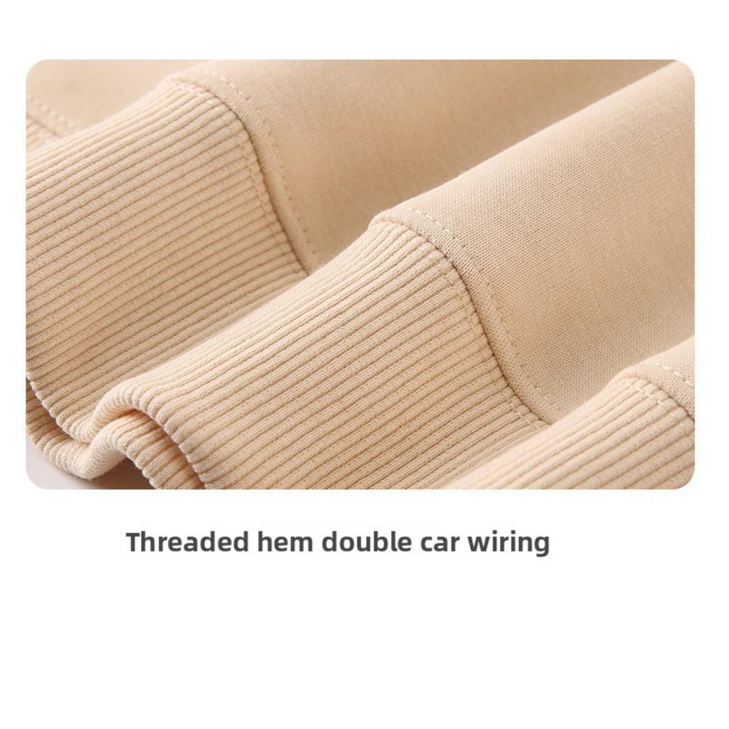 Men's and Women's Round Neck Hoodie Autumn and Winter New Item Japanese and Korean Lazy Loose Women's Top Comfortable Casual Student Hoodie