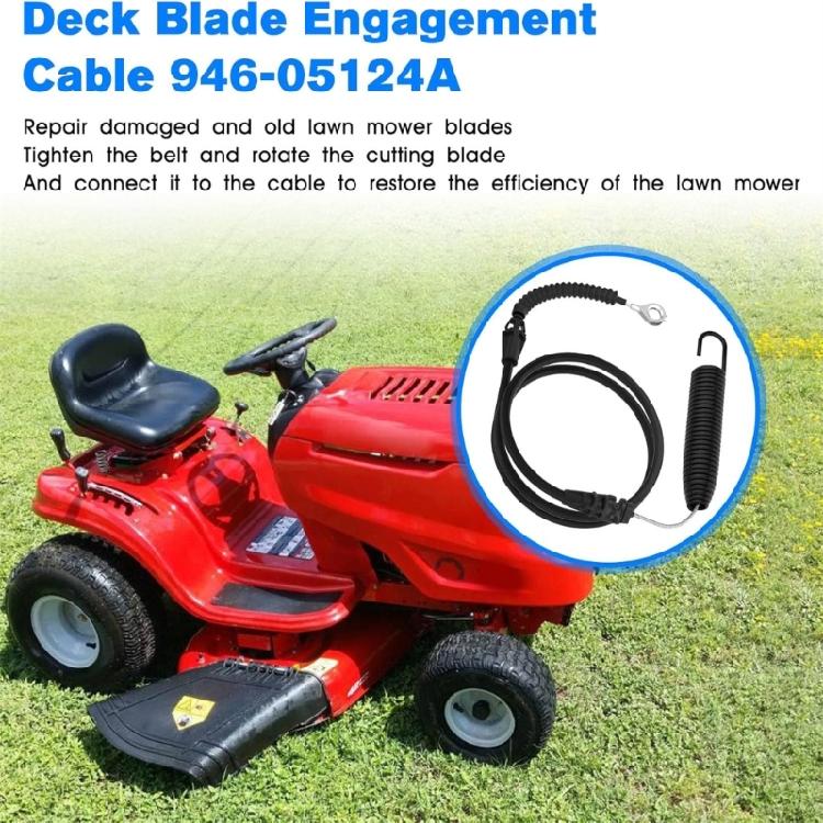Universals Fit Riding Lawm Mower Tractor Deck Cable Replacement For Precise Blade Engagement And Belt Tension Adjustment