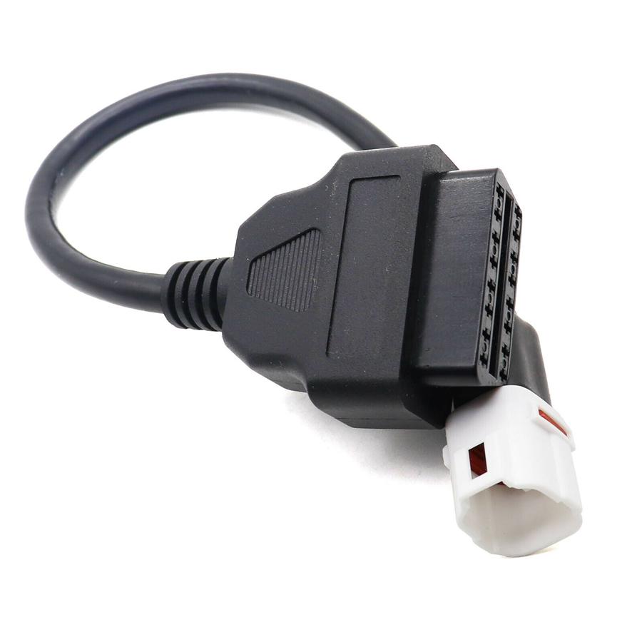 4 Pin to OBD2 OBDII Cable Harness Diagnostic Adapter Connector For Yamaha R1 R6