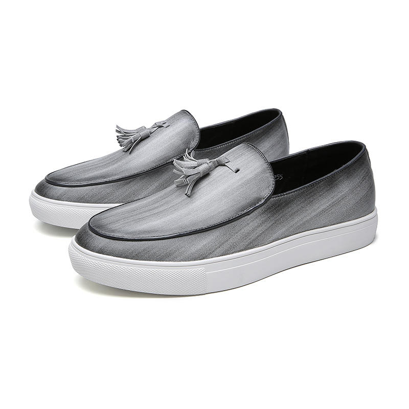 Vysoce kvalitní klasické hnědé pánské kožené mokasíny Měkké pohodlné boty na platformě Pánské ležérní nazouvací nízké boty Pánské Zapatos Hombre