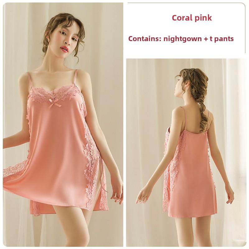 Erotické prádlo velké velikosti Sexy pokušení Halter Krajkové podvazkové noční košilky Loungewear