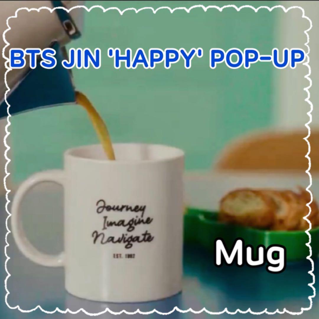 

[USED] BTS Bangtan JIN Korea Pop-up Happy Goods Mug