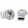 2PCS 15.5mm Interface Brake Light Socket Holder Copper Terminals Bulb Plug Socket For Automotive
