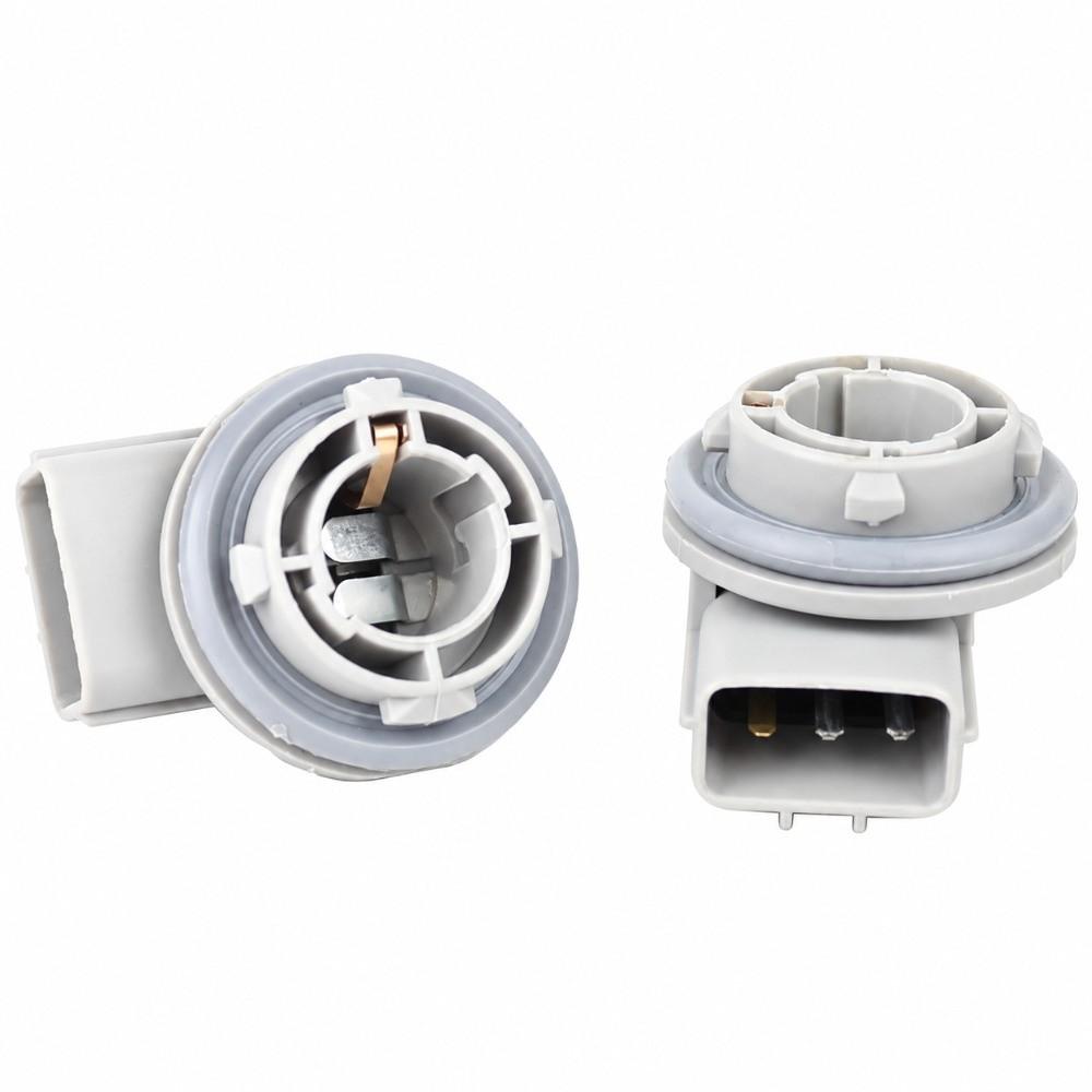 2PCS 15.5mm Interface Turn Signal Bulb Socket Double Contact Bulb Plug Socket Vehicle Lighting