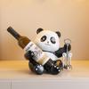 Creative Panda Red Wine Rack Equipped with Bottle Opener High-End Dining Cabinet Red Wine Bottle Rack Decoration Ornament