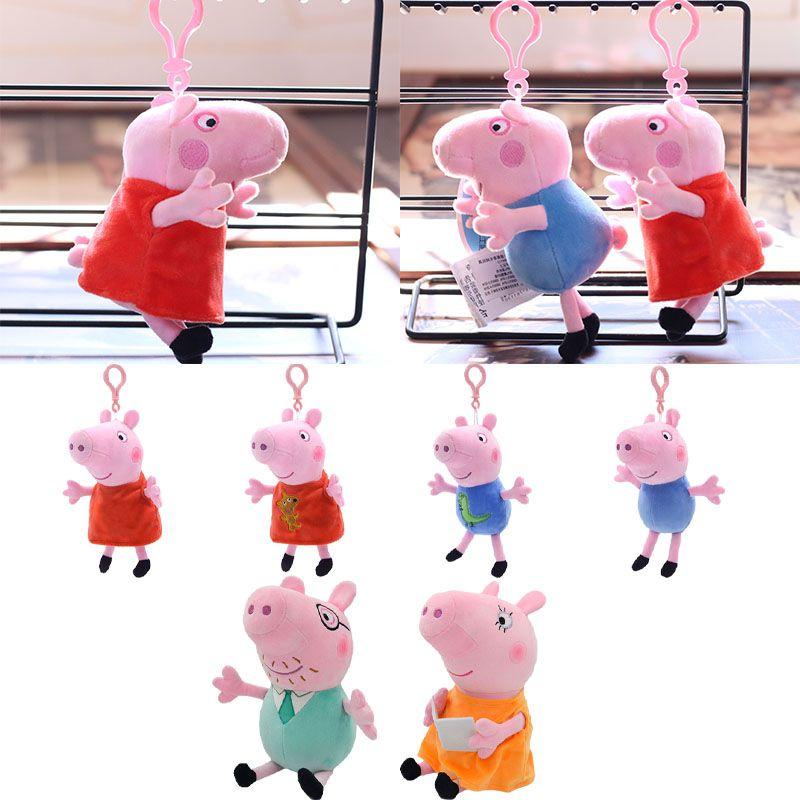 Peppa Wutz Familie Plüschtiere Mit PP-Baumwollfüllung Für Kindergeburtstagsgeschenke Und Schlafbegleiter