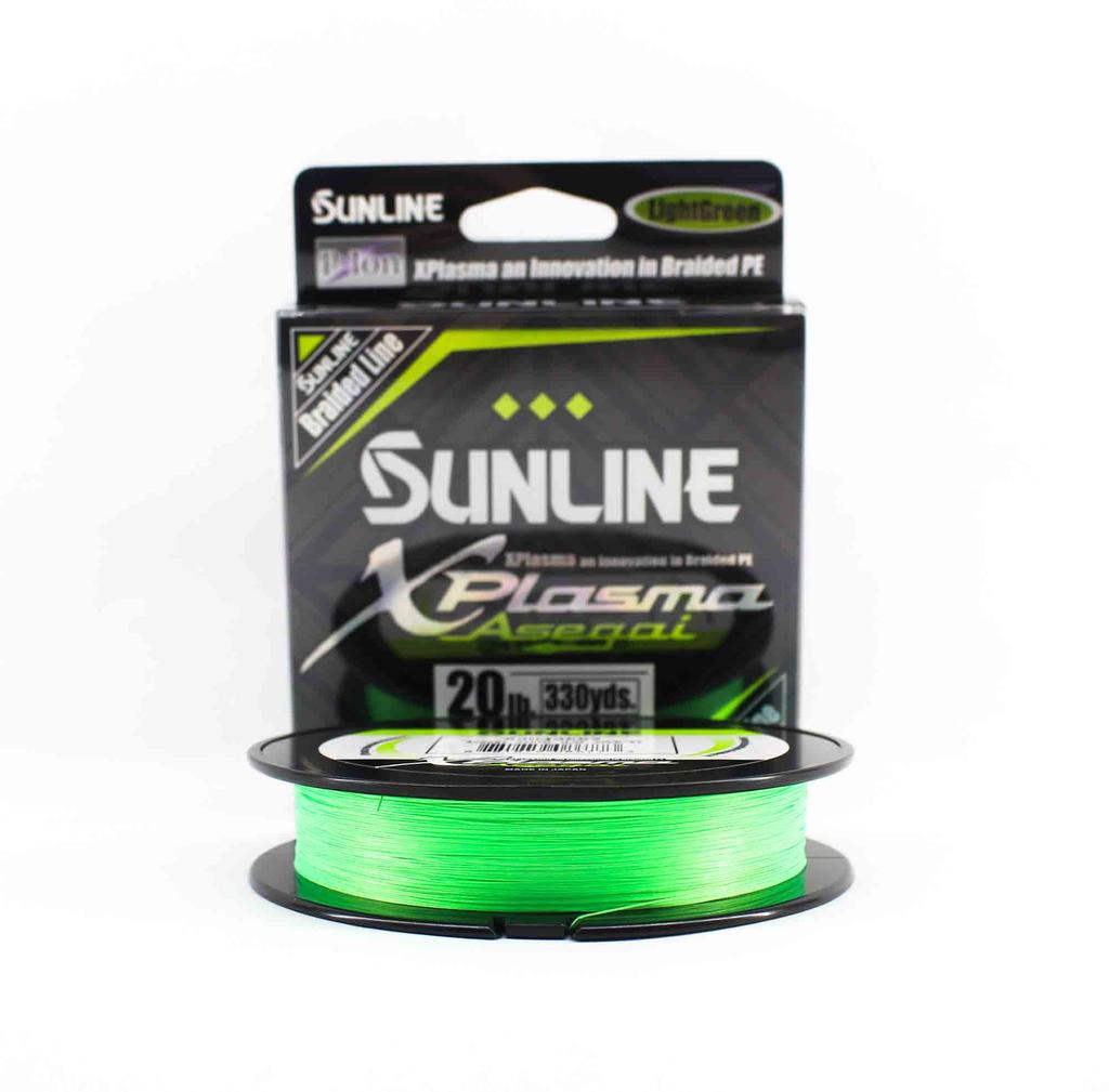 Sunline P.E Line Asegai Xplasma 330yds P.E 2 20lb Light Green (6773)
