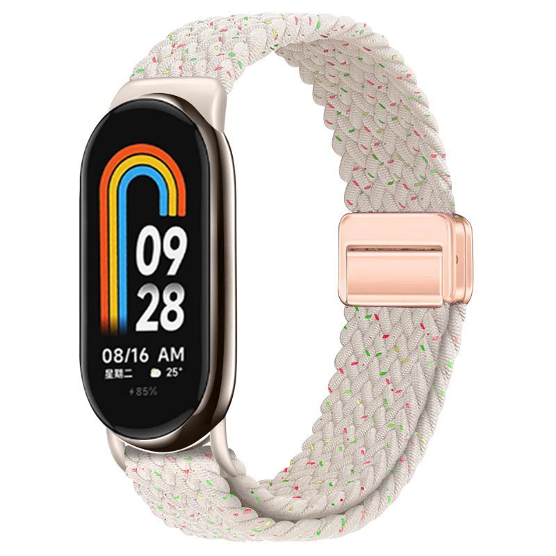 For Xiaomi Mi Band 10 strap Accessories breathable nylon Magnetic Braided Bracelet belt pulseira correas for Xiaomi Mi band 9 8