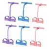 4/6-Tube Pedal Ankle Puller Resistance Band with Handle TPE Elastic Yoga Sit-up Pull Rope Men Women Pedal Tensioner Exerciser Workout Equipment
