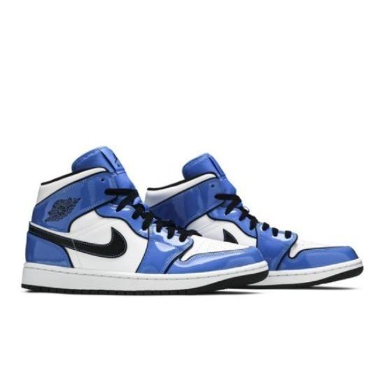 

Air Jordan 1 Mid SE Signal Blue DD6834-402 EU 42.5 синій/білий
