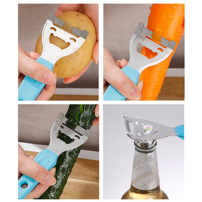 Nerezové škrabky a struhadla Multifunkční škrabka na zeleninu Škrabka na brambory Kráječ na mrkev Kuchyňské pomůcky pro domácnost