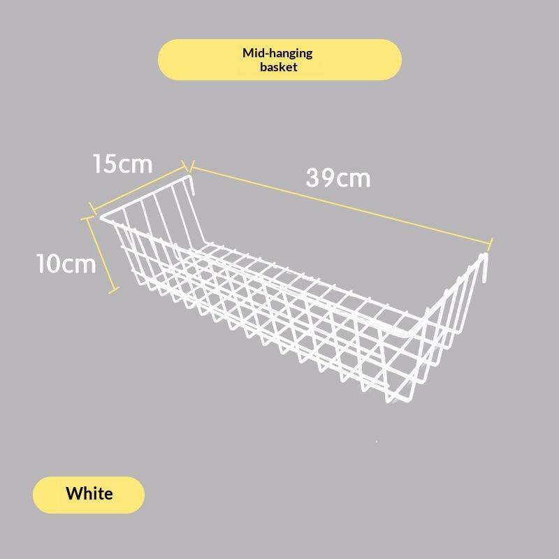 Metal Decorative Storage Basket Diy Iron Grid Flower Pot Hanging Shelf Wall Art Mounted Frame Mesh Display Rack Home Decoration